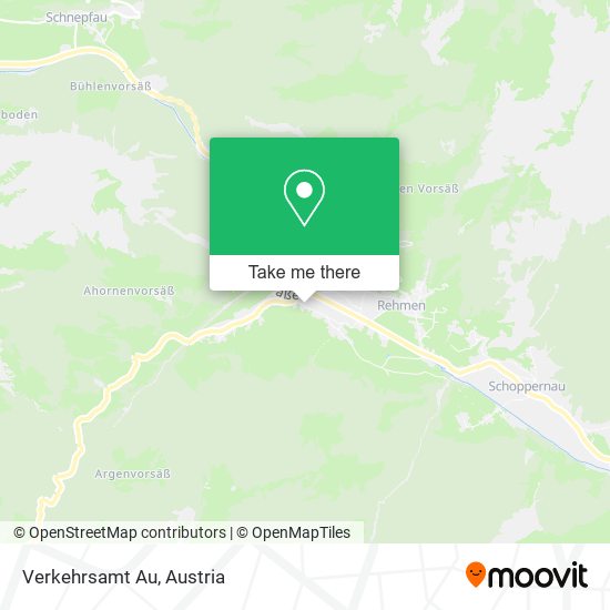 Verkehrsamt Au map