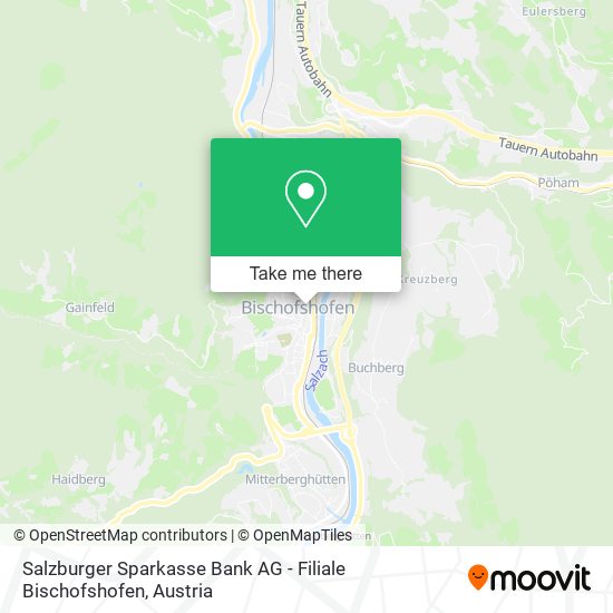 Salzburger Sparkasse Bank AG - Filiale Bischofshofen map