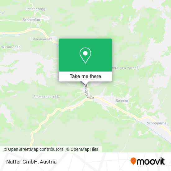 Natter GmbH map