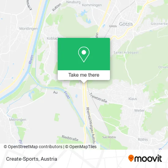 Create-Sports map