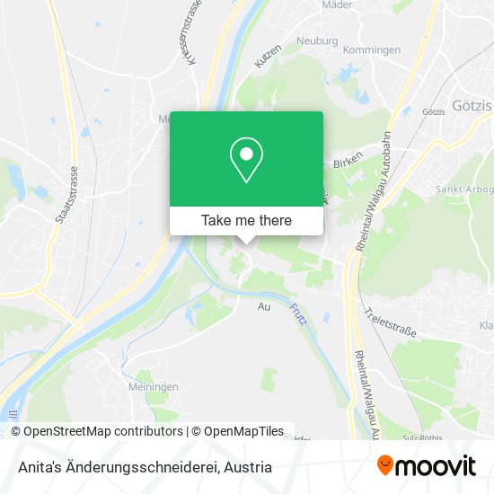 Anita's Änderungsschneiderei map