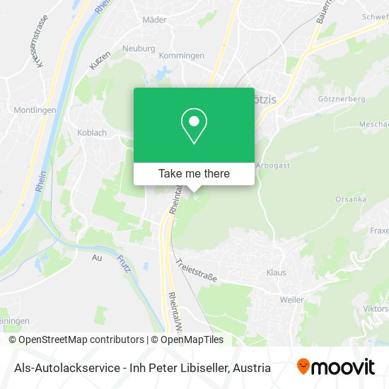 Als-Autolackservice - Inh Peter Libiseller map