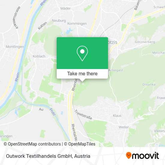 Outwork Textilhandels GmbH map