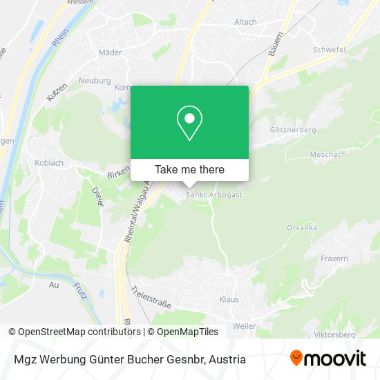 Mgz Werbung Günter Bucher Gesnbr map