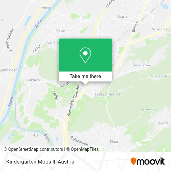 Kindergarten Moos II map