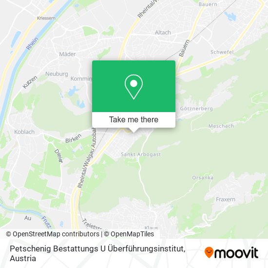 Petschenig Bestattungs U Überführungsinstitut map