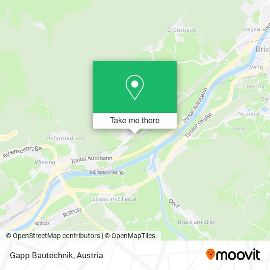 Gapp Bautechnik map