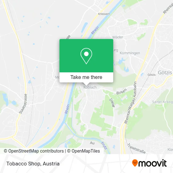 Tabak Trafik map