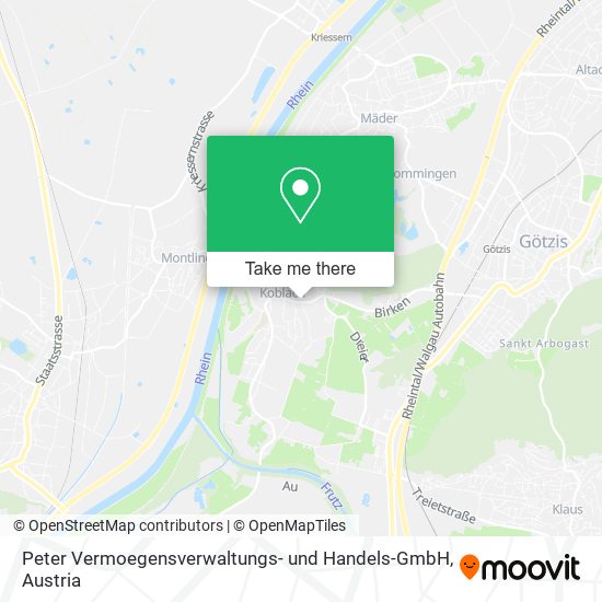 Peter Vermoegensverwaltungs- und Handels-GmbH map