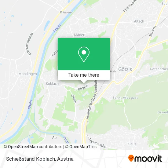 Schießstand Koblach map