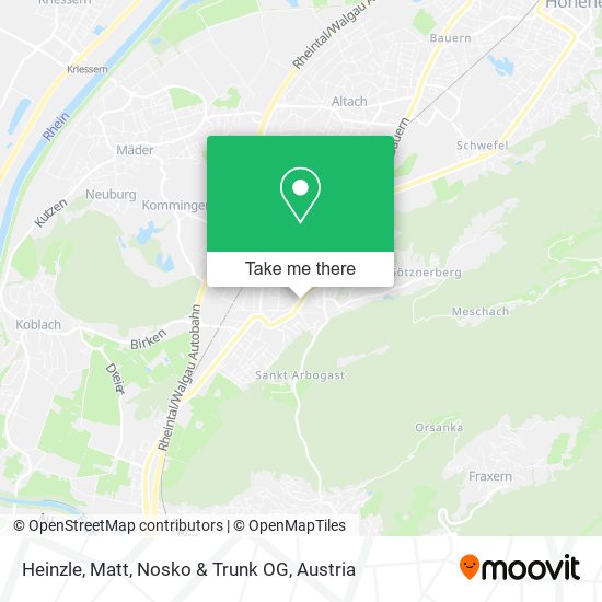 Heinzle, Matt, Nosko & Trunk OG map
