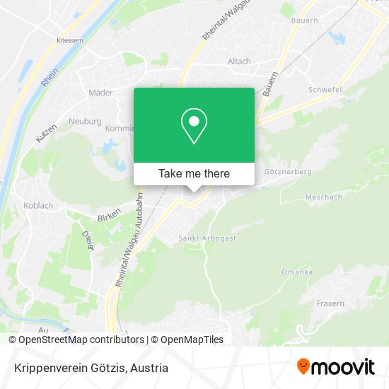 Krippenverein Götzis map