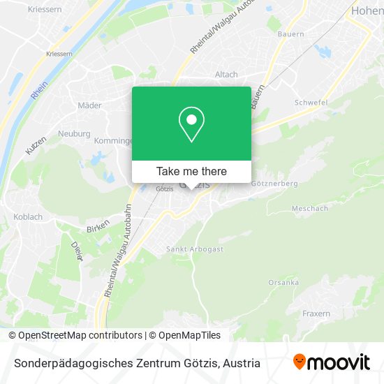 Sonderpädagogisches Zentrum Götzis map