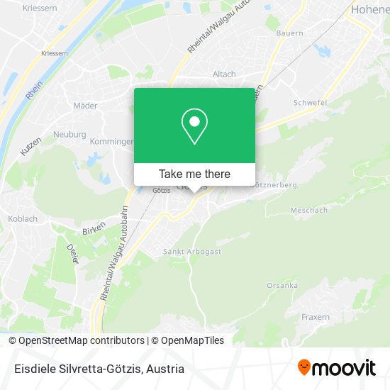 Eisdiele Silvretta-Götzis map