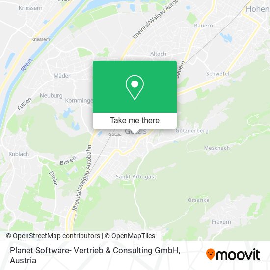 Planet Software- Vertrieb & Consulting GmbH map