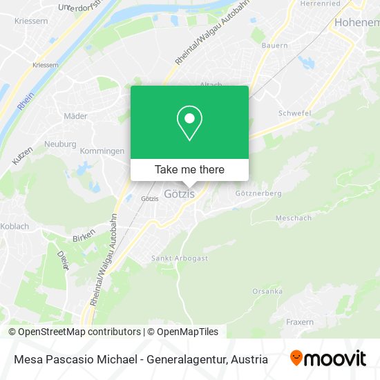 Mesa Pascasio Michael - Generalagentur map