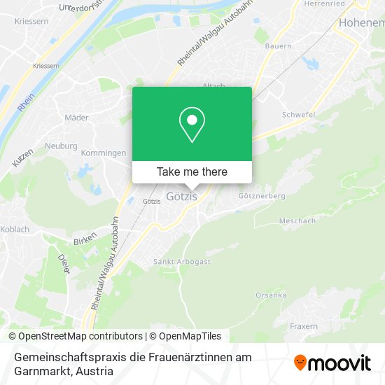 Gemeinschaftspraxis die Frauenärztinnen am Garnmarkt map