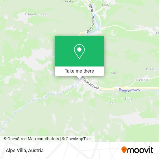 Alps Villa map