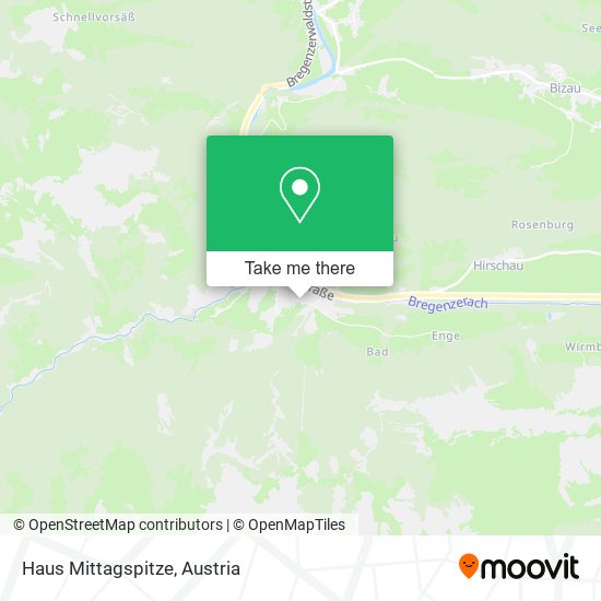 Haus Mittagspitze map