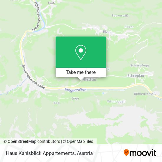 Haus Kanisblick Appartements map
