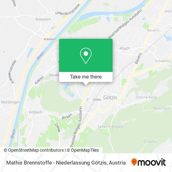 Mathis Brennstoffe - Niederlassung Götzis map