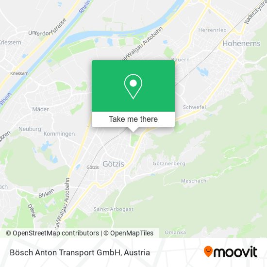 Bösch Anton Transport GmbH map