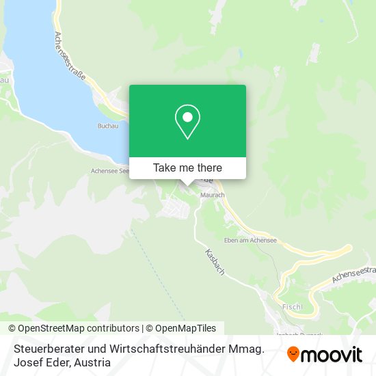 Steuerberater und Wirtschaftstreuhänder Mmag. Josef Eder map