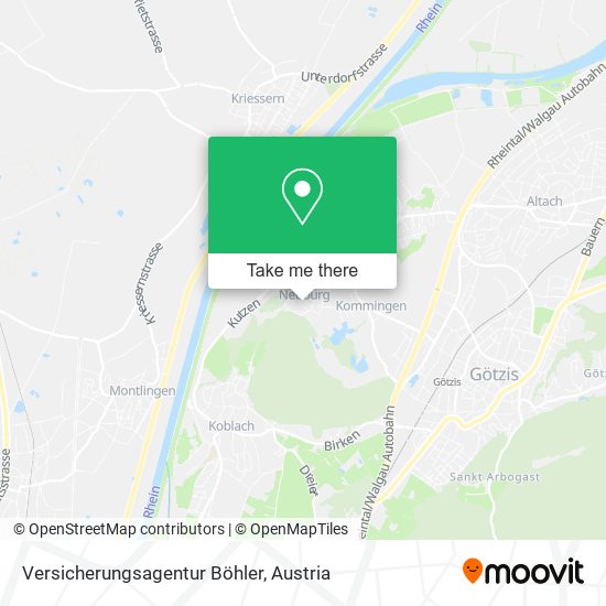 Versicherungsagentur Böhler map