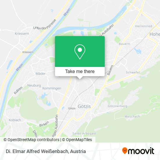 Di. Elmar Alfred Weißenbach map
