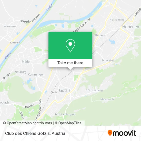 Club des Chiens Götzis map