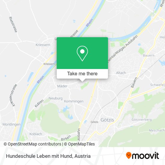 Hundeschule Leben mit Hund map