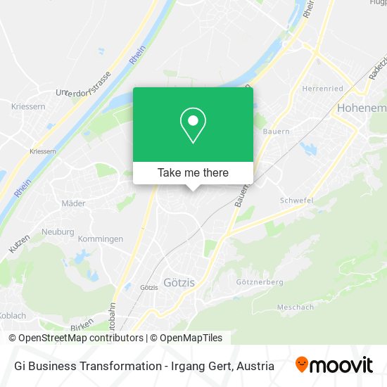 Gi Business Transformation - Irgang Gert map