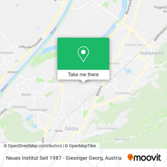 Neues Institut Seit 1987 - Giesinger Georg map