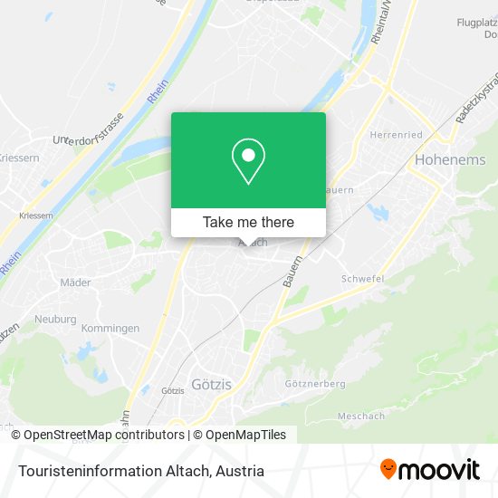 Touristeninformation Altach map