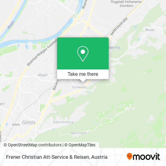 Frener Christian Att-Service & Reisen map