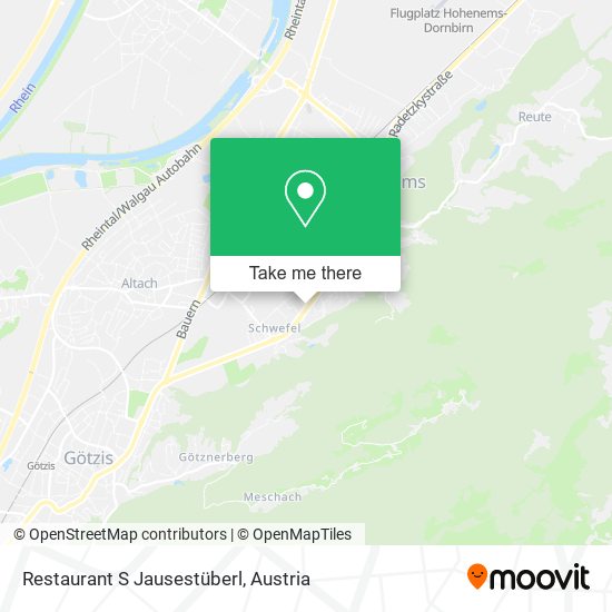 Restaurant S Jausestüberl map