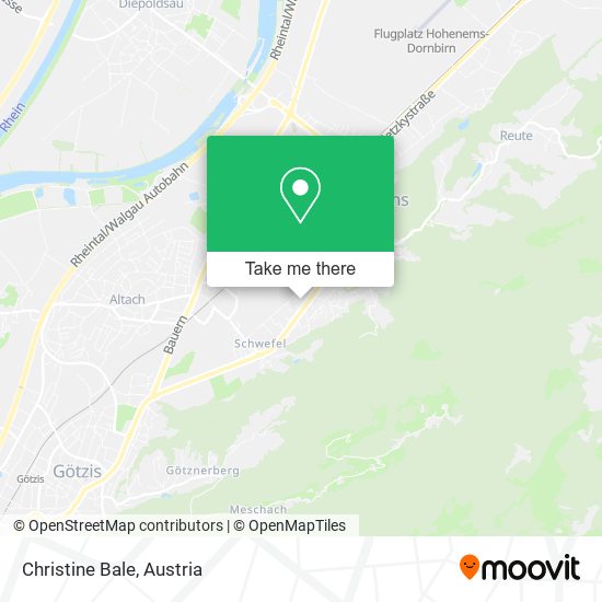 Christine Bale map