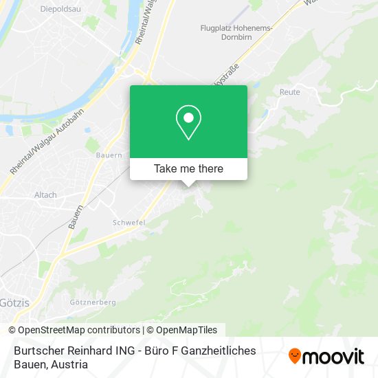 Burtscher Reinhard ING - Büro F Ganzheitliches Bauen map