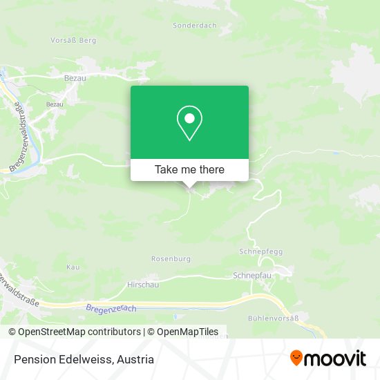 Pension Edelweiss map