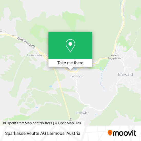 Sparkasse Reutte AG Lermoos map