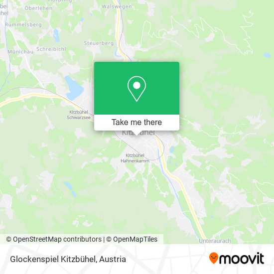 Glockenspiel Kitzbühel map