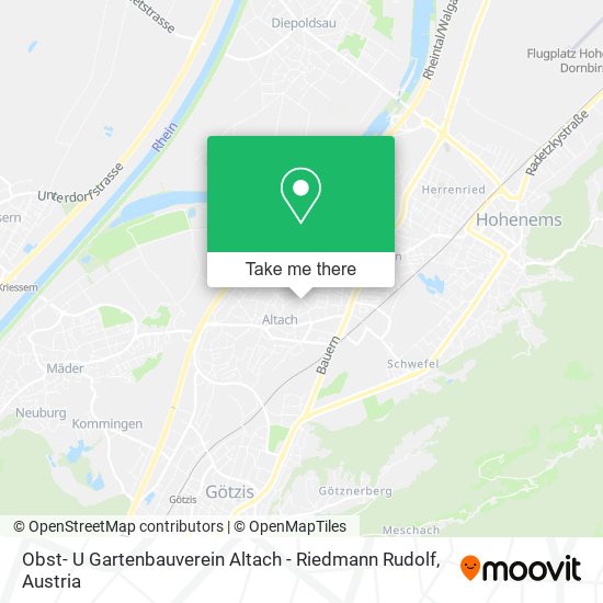 Obst- U Gartenbauverein Altach - Riedmann Rudolf map
