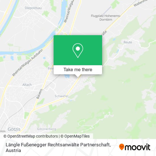 Längle Fußenegger Rechtsanwälte Partnerschaft map