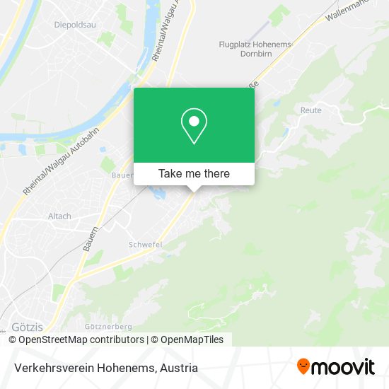 Verkehrsverein Hohenems map