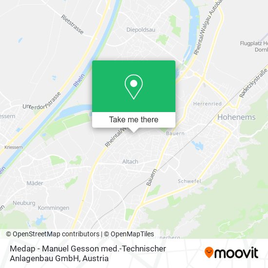 Medap - Manuel Gesson med.-Technischer Anlagenbau GmbH map