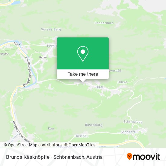 Brunos Käsknöpfle - Schönenbach map