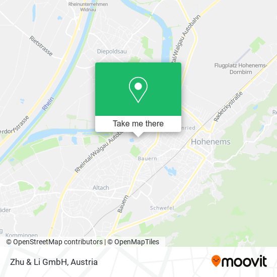 Zhu & Li GmbH map