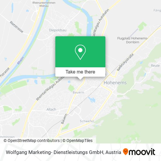 Wolfgang Marketing- Dienstleistungs GmbH map