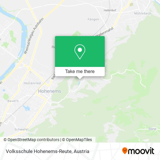 Volksschule Hohenems-Reute map