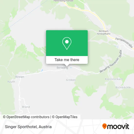 Singer Sporthotel map